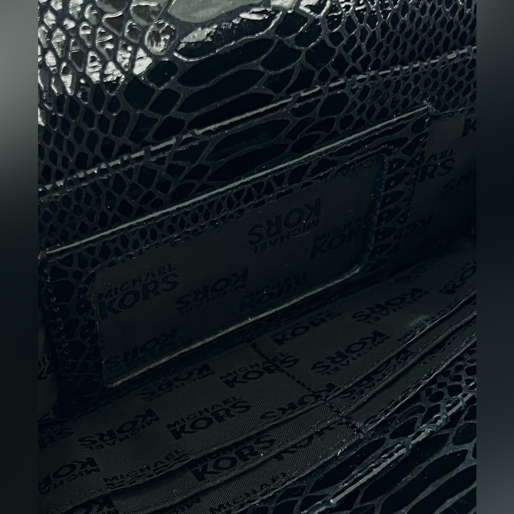 Michael Michael Kors Python-Embossed Small Crossb… - image 8